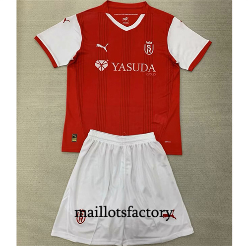 Grossiste Maillot du Stade de Reims Enfant 2024/25 Domicile