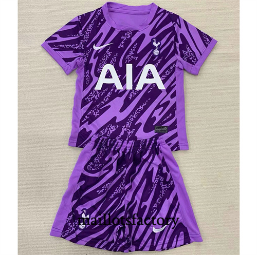 Achat Maillot du Tottenham Hotspur Enfant 2024/25 Gardien De But Pourpre
