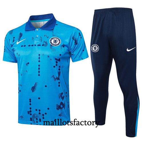 Grossiste Maillot du Chelsea polo 2024/25 bleu