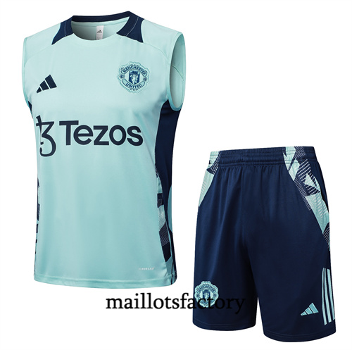 Nouveau Maillot du Manchester United Debardeur 2024/25 vert clair