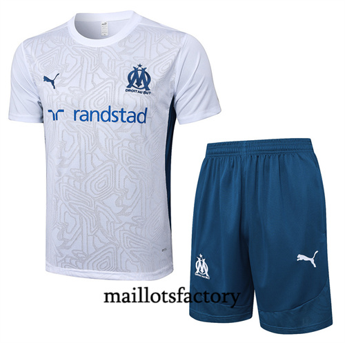 Achat Maillot du Marseille + Shorts 2024/25 Blanc