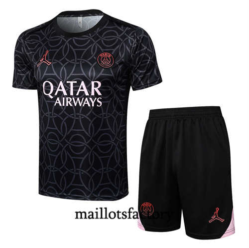 Soldes Maillot du Paris Saint Germain + Shorts 2024/25 noir