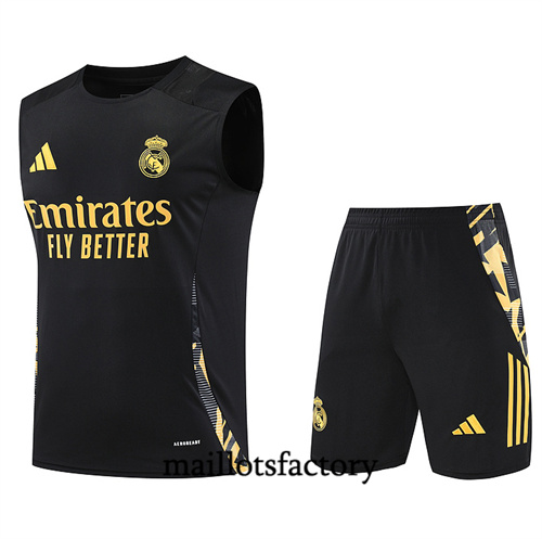 Nouveau Maillot du Real Madrid Debardeur 2024/25 noir