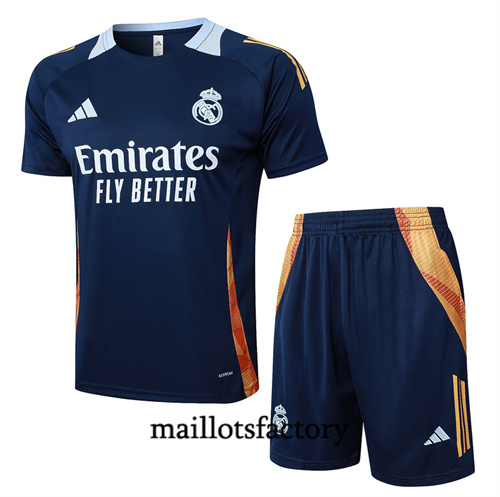 Grossiste Maillot du Real Madrid + Shorts 2024/25 bleu royal