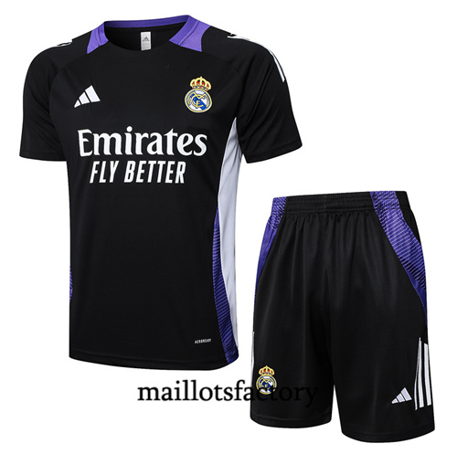 Nouveau Maillot du Real Madrid + Shorts 2024/25 noir