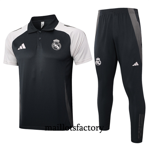 Soldes Maillot du Real Madrid polo 2024/25 gris