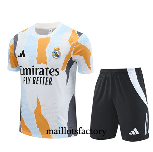 Site Maillot du Real Madrid Enfant + Shorts 2024/25 Blanc