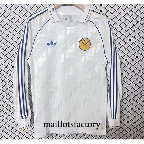 Soldes Maillot du Leeds United 2024/25 Édition spéciale Vintage Manche Longue Blanc