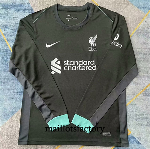 Grossiste Maillot du Liverpool 2024/25 Exterieur Manche Longue
