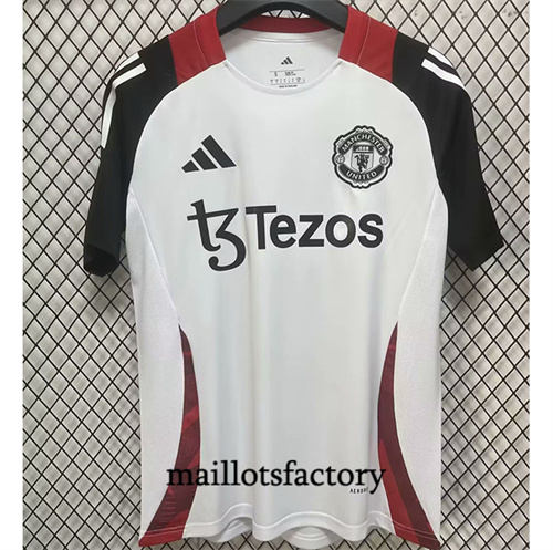 Grossiste Maillot du Manchester United 2024/25 Training Blanc