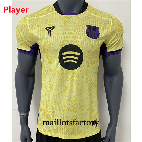 Soldes Maillot du Player Barcelone 2024/25 Jaune