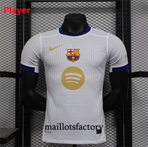 Nouveau Maillot du Player Barcelone 2024/25 Blanc
