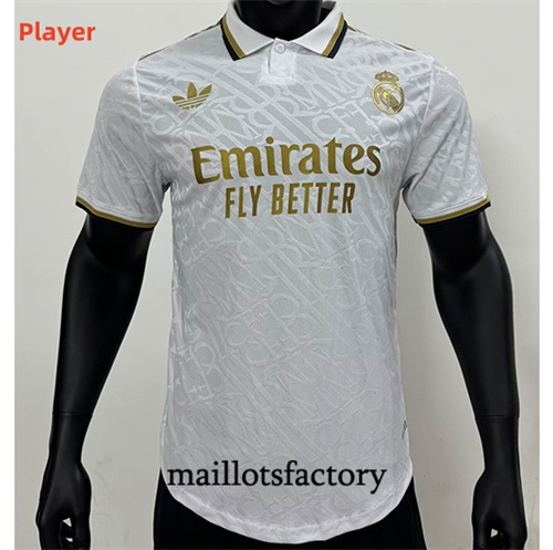 Site Maillot du Player Real Madrid 2024/25 Pre-match Blanc