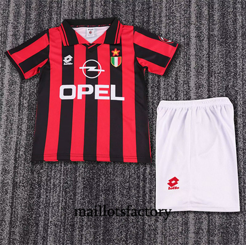 Grossiste Maillot du Retro AC Milan Enfant 1996-97 Domicile