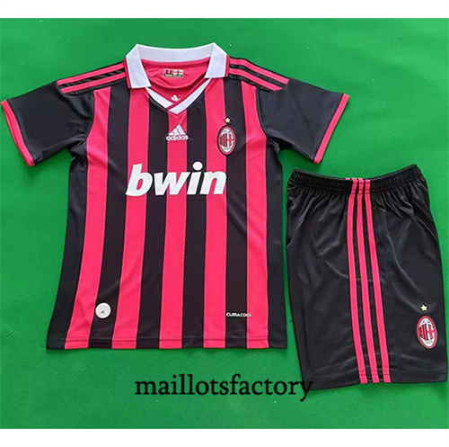 Achat Maillot du Retro AC Milan Enfant 2009-10 Domicile