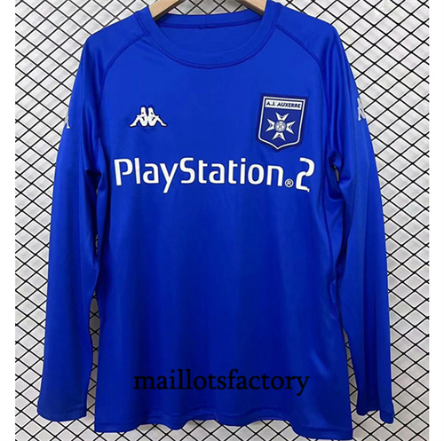 Grossiste Maillot du Retro AJ Auxerre 2003-04 Exterieur Manche Longue