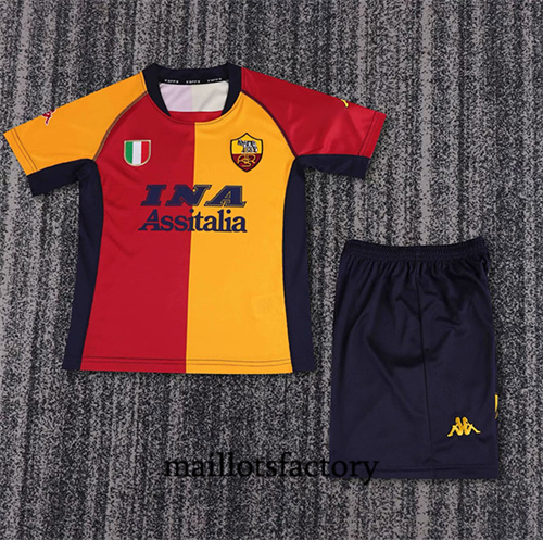 Site Maillot du Retro AS Rome Enfant 2000-01 Domicile