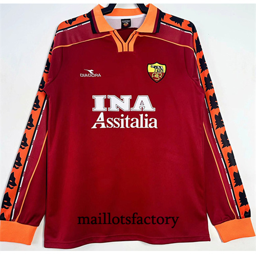 Achat Maillot du Retro AS Rome 2004-05 Domicile Manche Longue