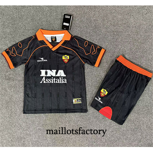 Grossiste Maillot du Retro AS Rome Enfant 1999-00 Exterieur
