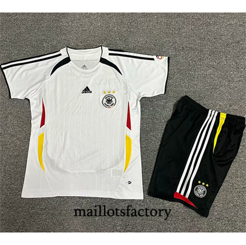 Nouveau Maillot du Retro Allemagne Enfant 2006 Domicile
