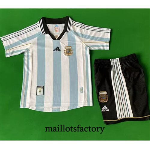 Achetez Maillot du Retro Argentine Enfant 1998 Domicile