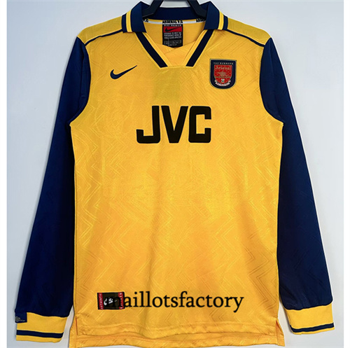 Grossiste Maillot du Retro Arsenal 1996-97 Exterieur Manche Longue