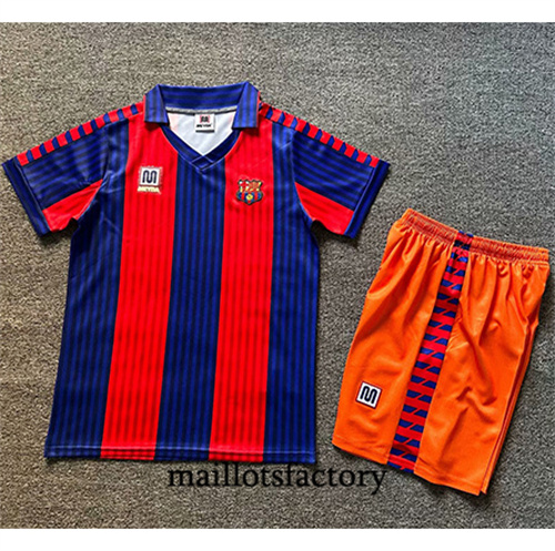 Soldes Maillot du Retro Barcelone Enfant 1991-92 Domicile