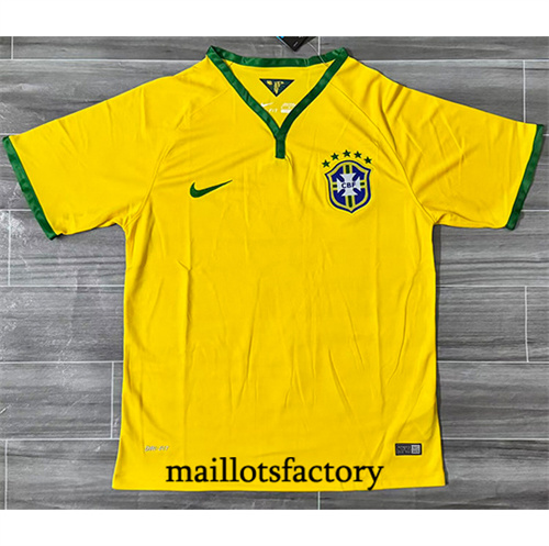 Nouveau Maillot du Retro Brésil 2014 Domicile