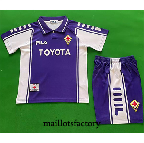 Site Maillot du Retro Fiorentina Enfant 1999-00 Domicile