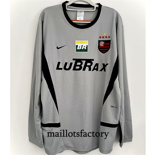 Soldes Maillot du Retro Flamengo 2002-03 Gardien De But Manche Longue