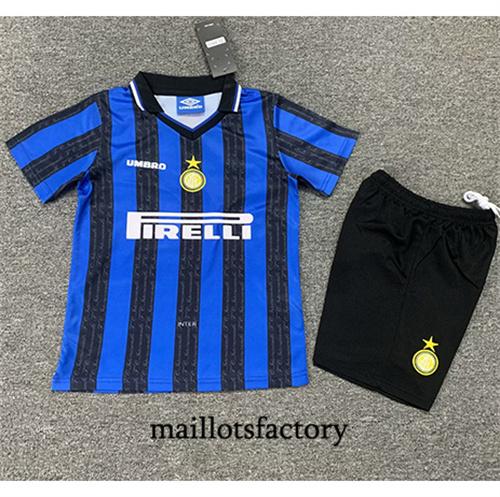 Soldes Maillot du Retro Inter Milan Enfant 1997-98 Domicile