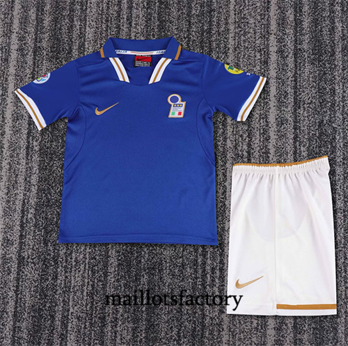 Nouveau Maillot du Retro Italie Enfant 1996 Domicile