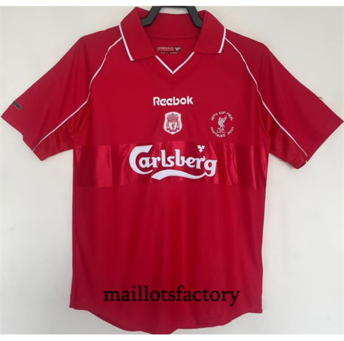 Site Maillot du Retro Liverpool 2000-01 Domicile