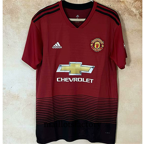 Achat Maillot du Retro Manchester United 2018-19 Domicile