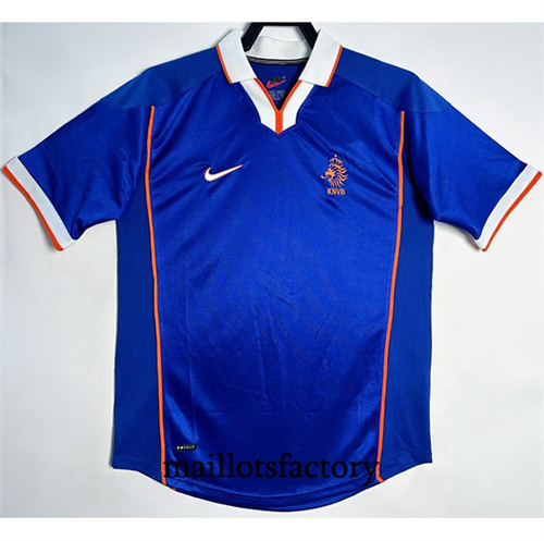 Grossiste Maillot du Retro Pays-Bas 1998 Exterieur