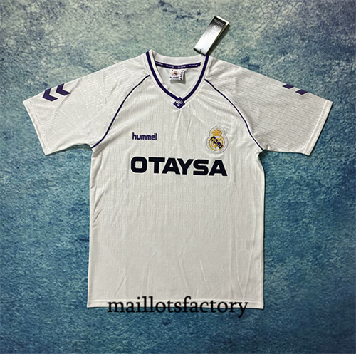 Nouveau Maillot du Retro Real Madrid 1990-92 Domicile