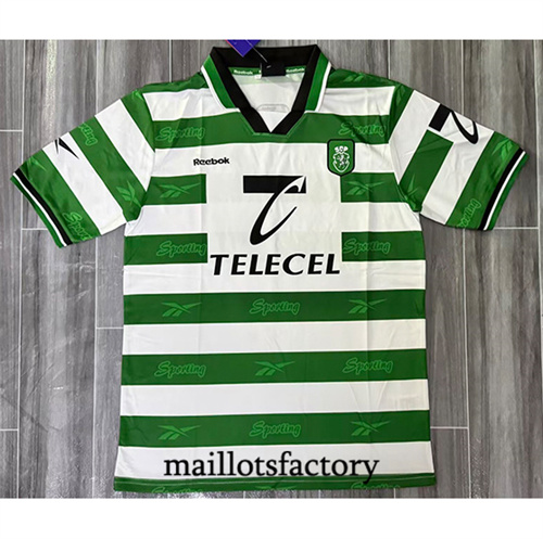 Nouveau Maillot du Retro Sporting CP 1999-00 Domicile
