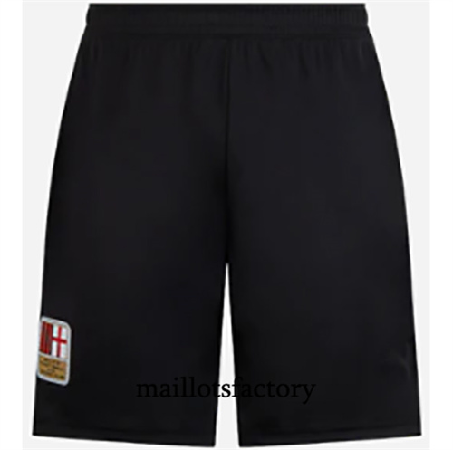 Nouveau Maillot du AC Milan Short 2024/25 Domicile 125e ​​anniversaire Noir