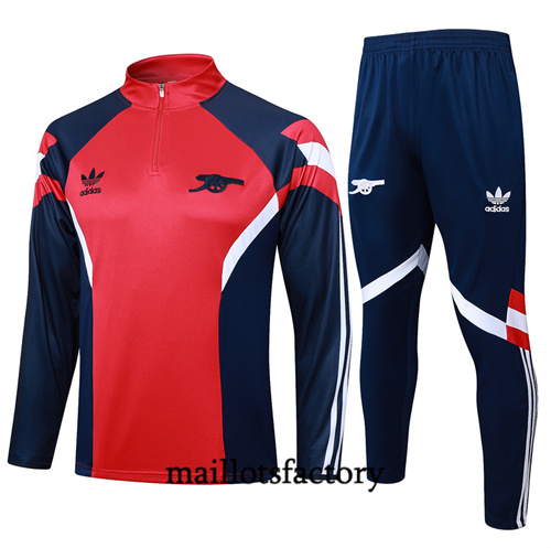 Nouveau Survetement Arsenal 2024/25 rouge