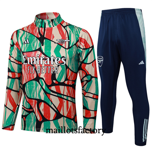 Grossiste Survetement Arsenal 2024/25 rouge