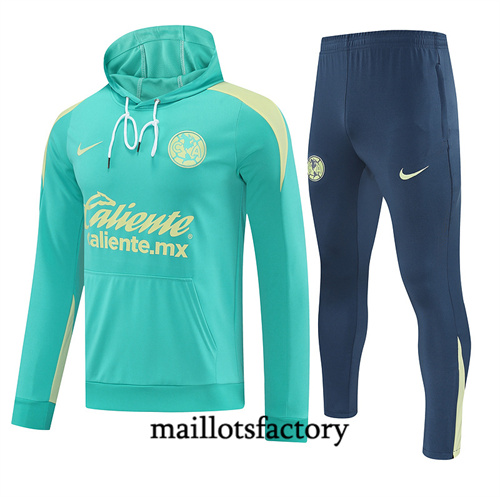 Site Survetement Sweatshirt CF América à capuche 2025/26 vert