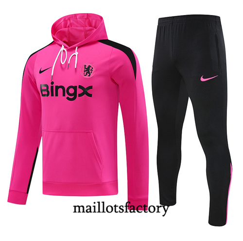 Site Survetement Sweatshirt Chelsea à capuche 2024/25 rose