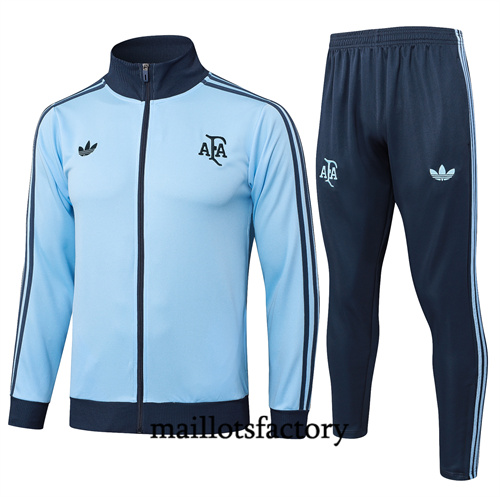 Nouveau Veste Survetement Enfant Argentine 2024/25 bleu