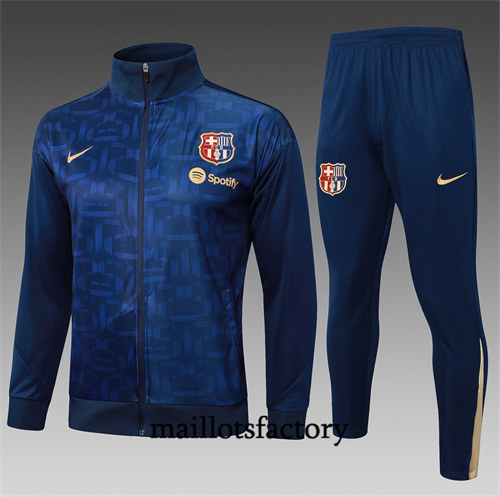 Nouveau Survetement Enfant Barcelone 2024/25 bleu royal