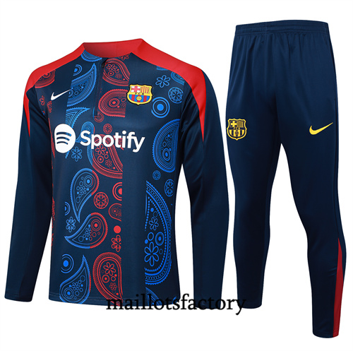 Achat Survetement Enfant Barcelone 2024/25 bleu royal