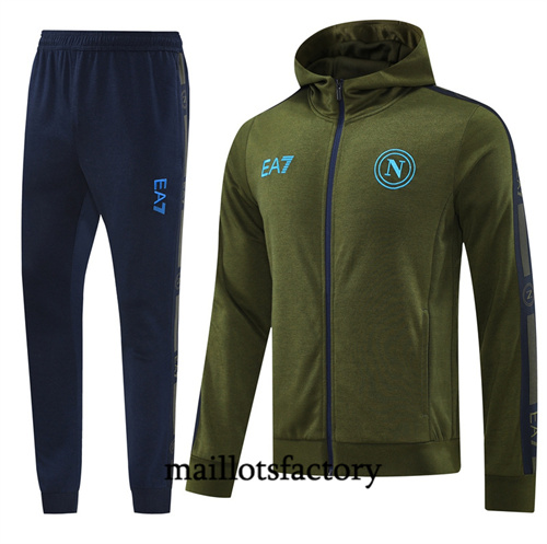 Achetez Veste Survetement Naples à capuche 2024/25 vert