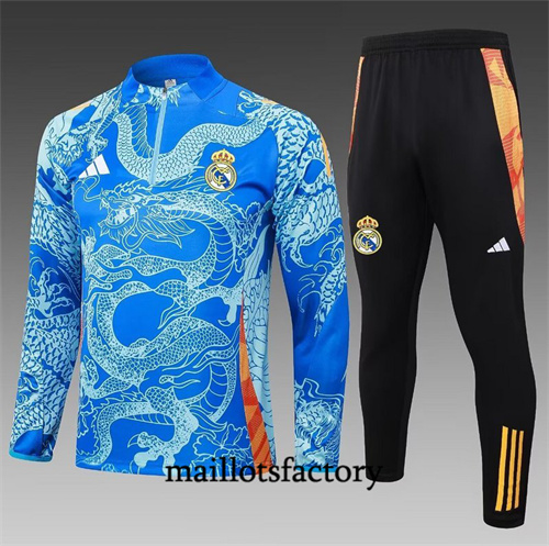 Nouveau Survetement Real Madrid bleu 2024/25