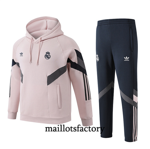 Site Survetement Sweatshirt Real Madrid Doudoune à capuche 2024/25 rose