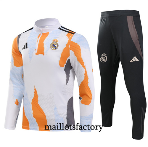 Soldes Survetement Real Madrid 2024/25 Blanc