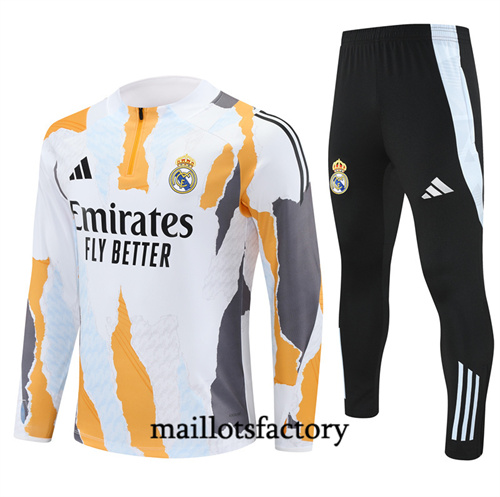Nouveau Survetement Real Madrid 2024/25 Blanc